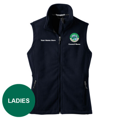 L219 - N120E008 - EMB - Ladies Fleece Vest Thumbnail