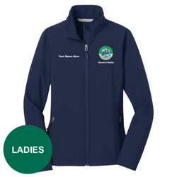 L317 - N120E008 - EMB - Ladies Soft Shell Jacket